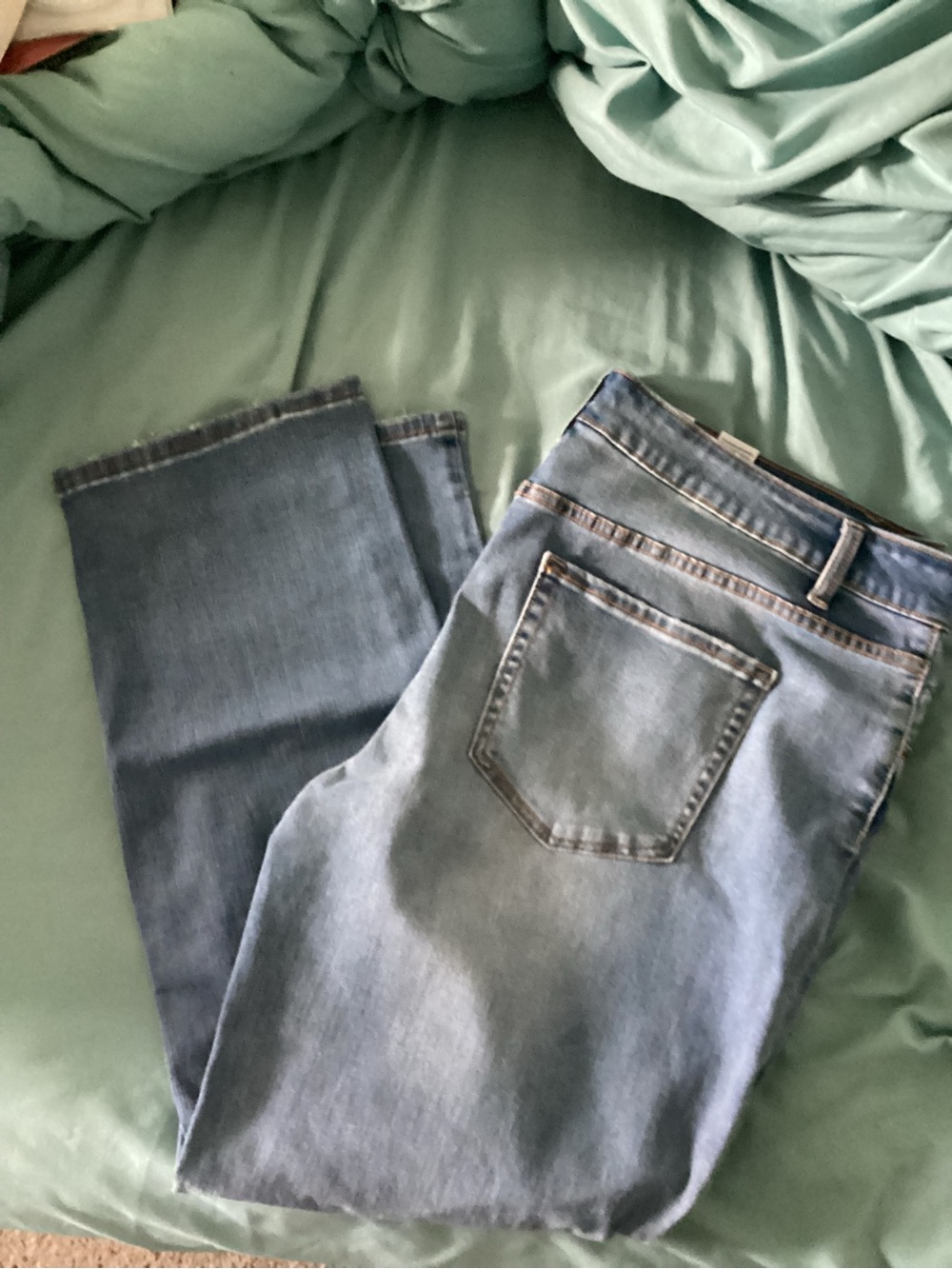 Time and Tru Women's Light Blue Straight Leg Jeans